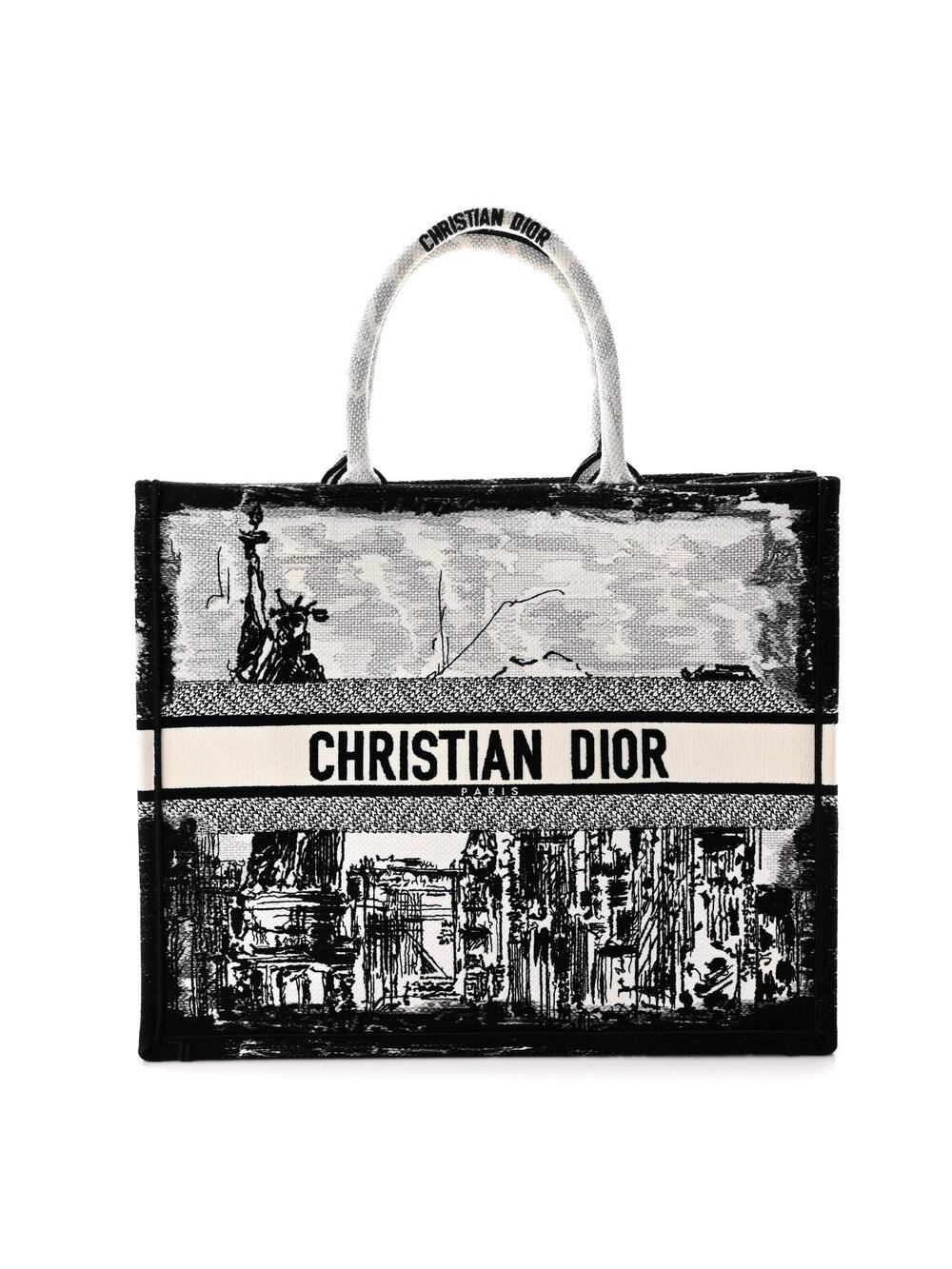 Christian Dior Canvas Embroidered Large #365769C19B